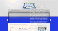 Desktop Screenshot of millerelectricfl.com